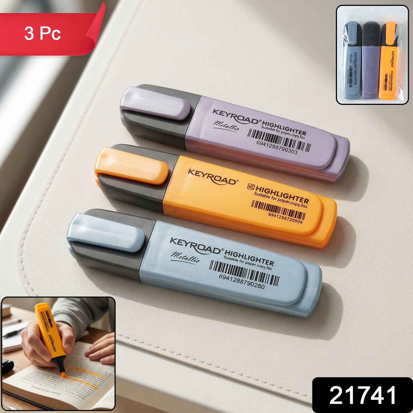 Premium color highlighters for study and office work