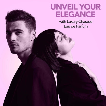 Top-down angle of Charade Eau De Parfum 50ml glass bottle