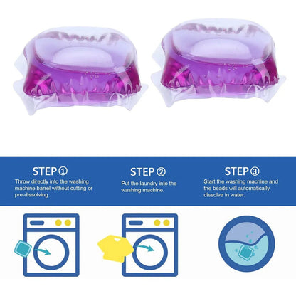 Laundry cleaning capsules for fresh clothes