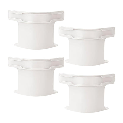 Reusable plastic bed sheet holders designed for preventing sheet slipping