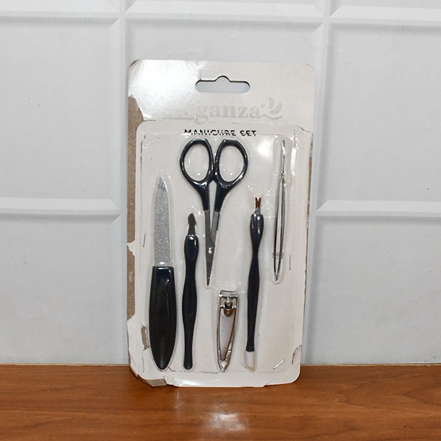 Portable manicure and pedicure grooming kit ready for travel