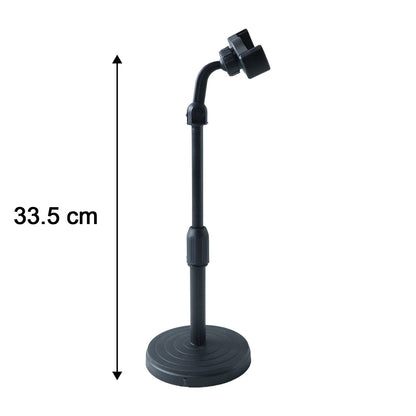Size comparison of mobile phone holder stand