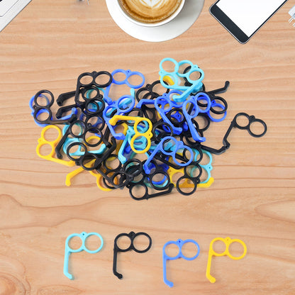 Compact plastic finger holder mobile stand for universal smartphones