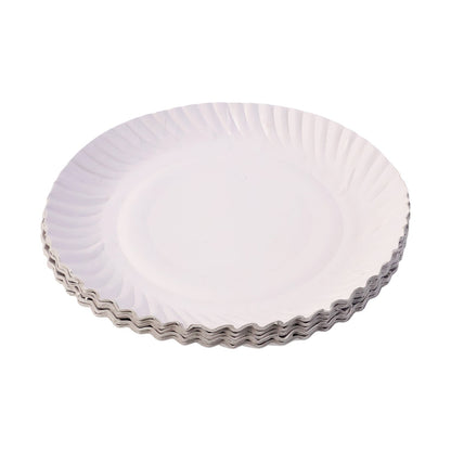Disposable leak-resistant paper plates ideal for catering