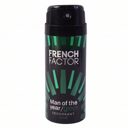 Masculine Green Body Spray by French Factor for men