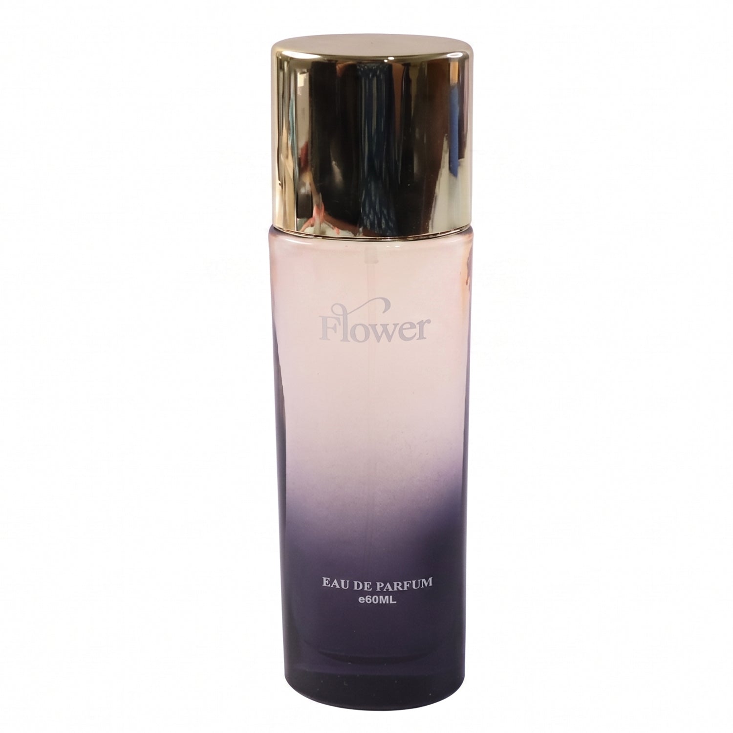 Flower Eau De Parfum bottle with floral cap and design