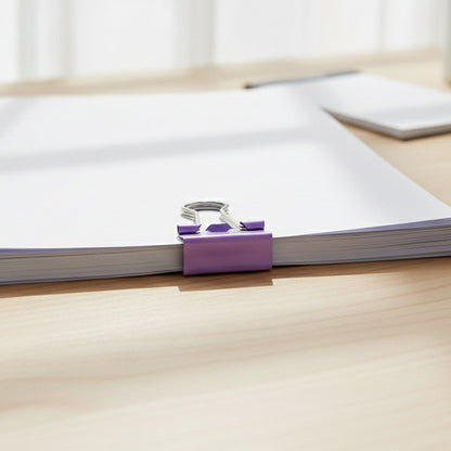 Close up of office stationery clips and pins for document organisation