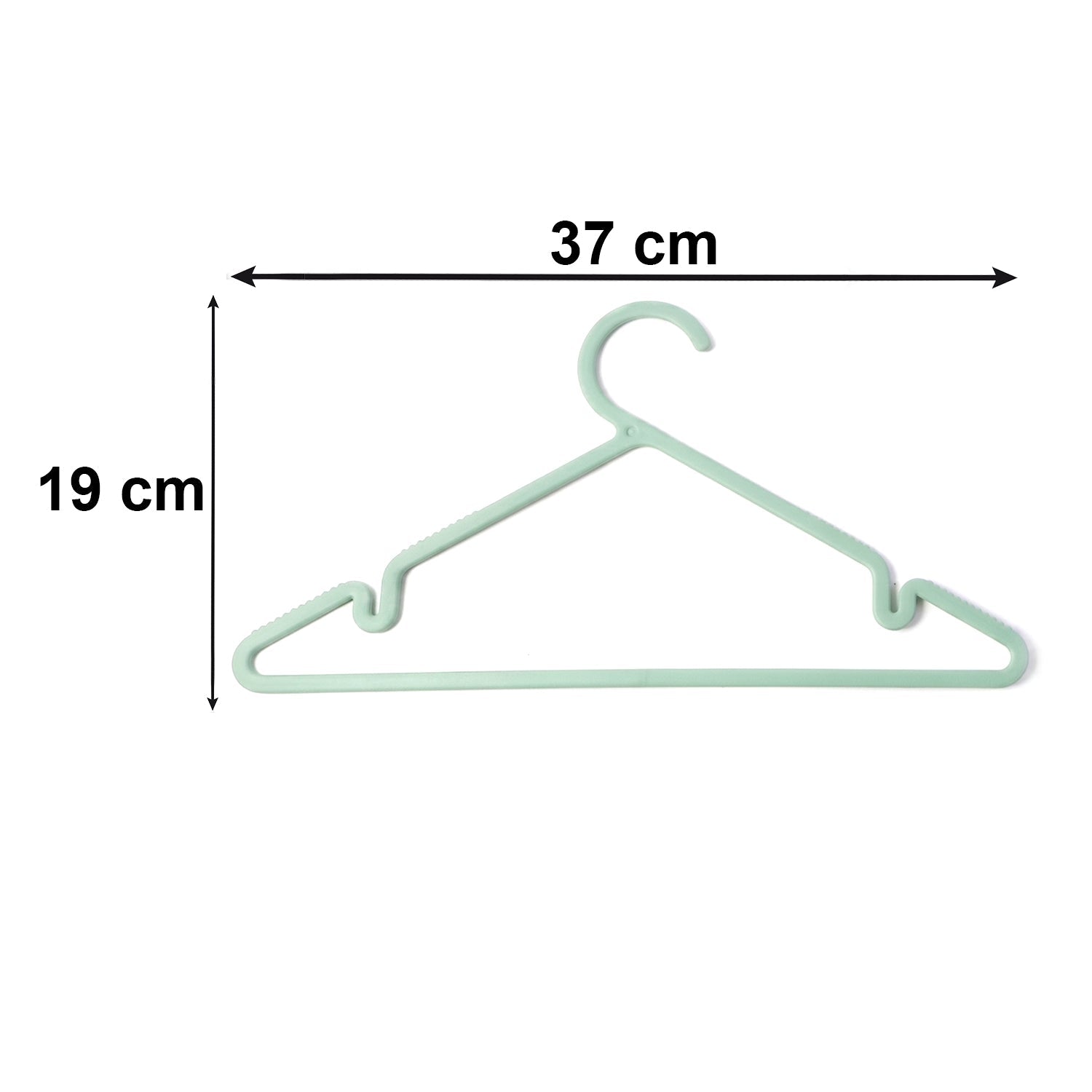 Hanger set for closet storage, supporting heavy clothes