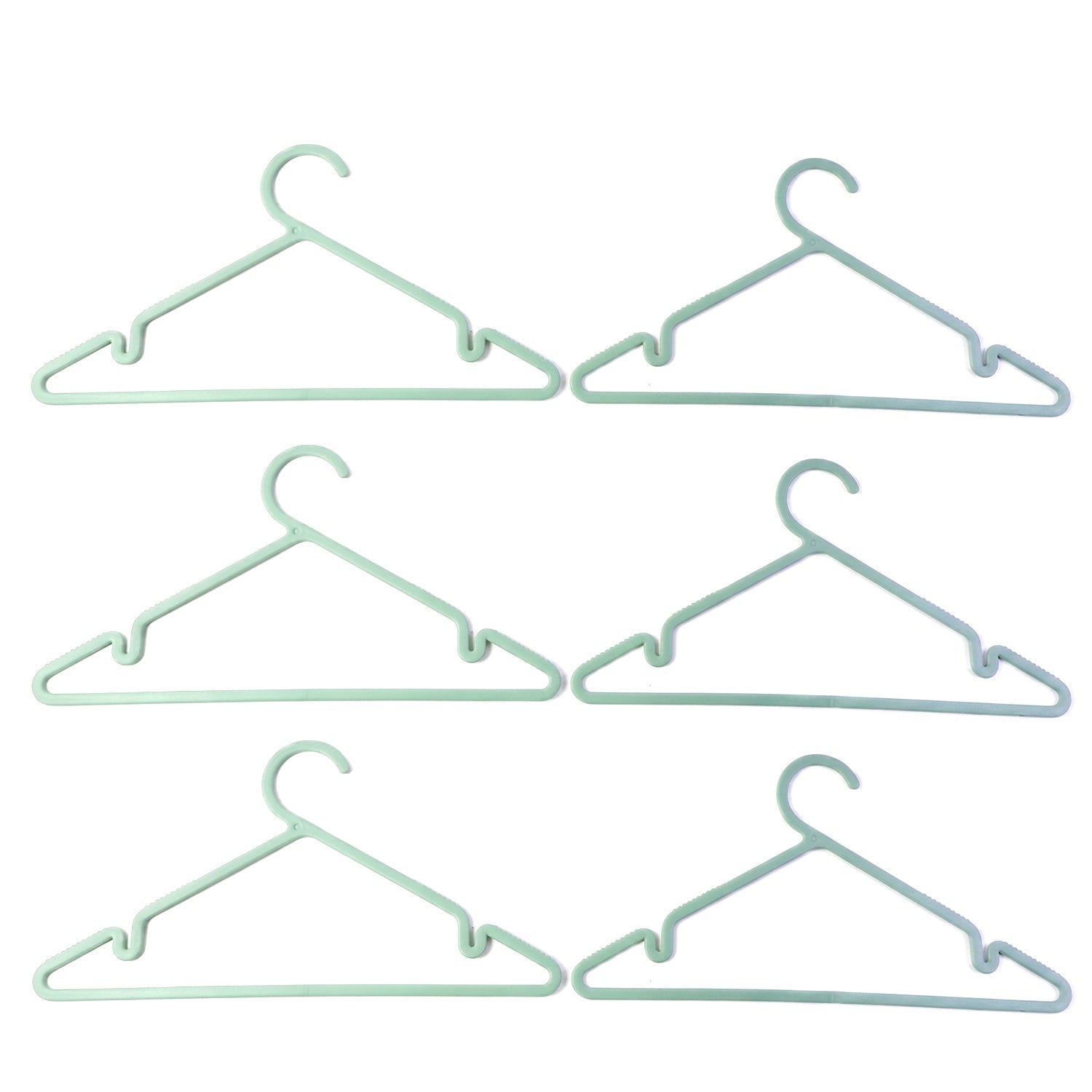 Cloth hangers used for wardrobe organization and space saving