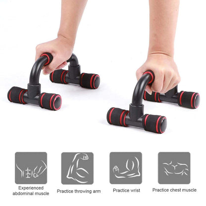 Konex Push-Up Bars in action, demonstrating proper form for effective chest and arm exercises.