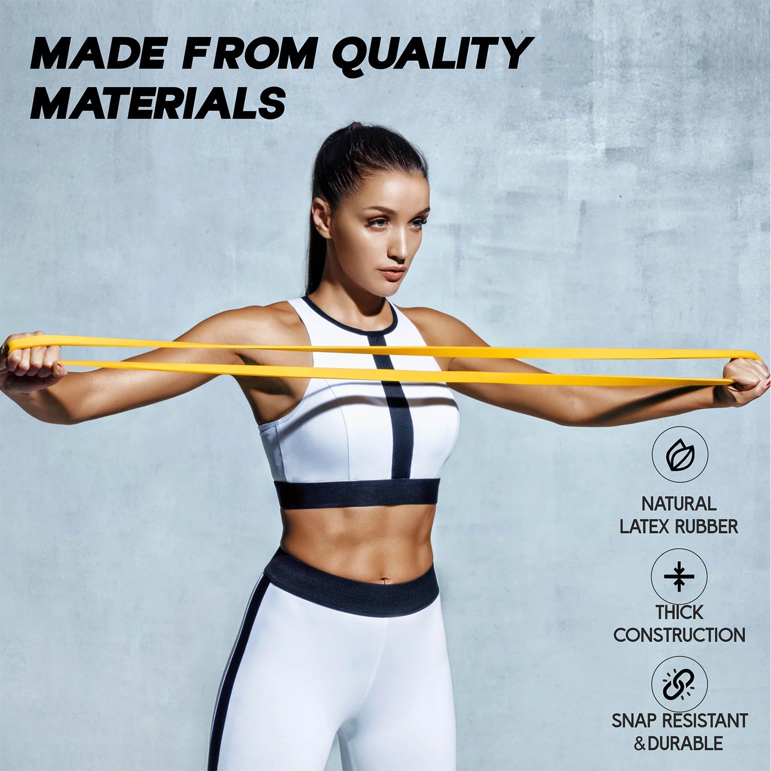 Resistance Loop Band used in strength training and physiotherapy routines