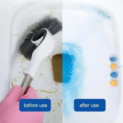 Toilet cleaning balls set showing cleaner balls for hygiene