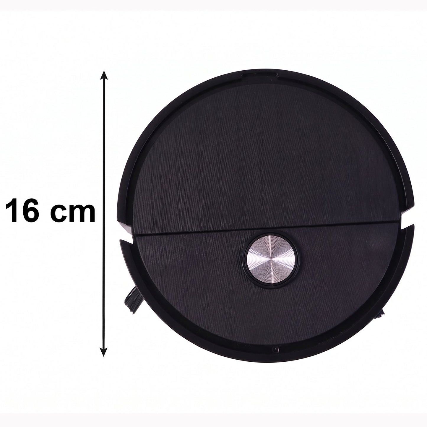 Light mopping robotic vacuum cleaner for simultaneous dust and floor care