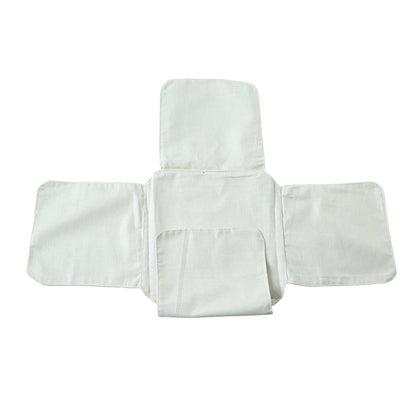 Cotton roti cover cloth placed on kitchen countertop for use