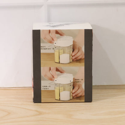 Divided kitchen organizer box for spices and snacks