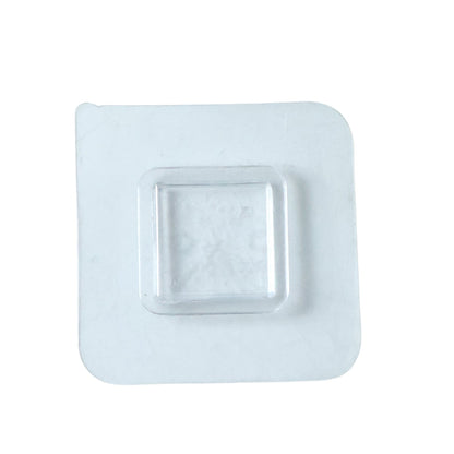 No-drill transparent wall hook for versatile use