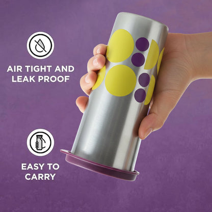 Stainless steel tumbler cup 600 ML with fitted lid for hot and cold beverages