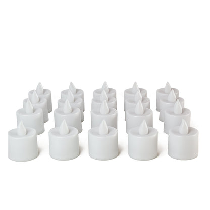 Reusable blue LED tea light candles with safe smokeless decorative light
