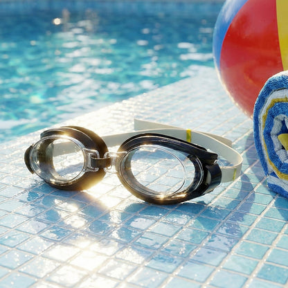 High-quality swimming goggles offering UV protection and anti-fog lenses