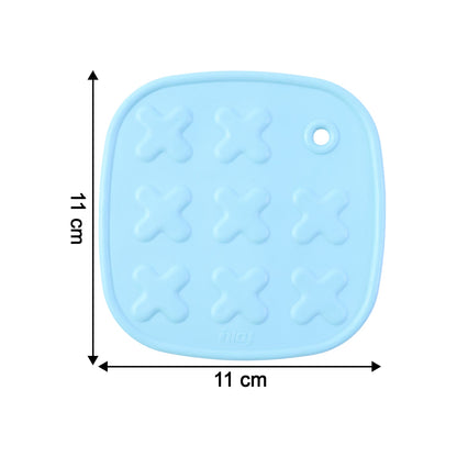 Close-up of textured, non-slip surface on a heat-resistant cup coaster