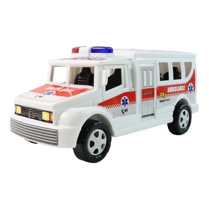 Compact ambulance vehicle toy designed for young children by Funwoods