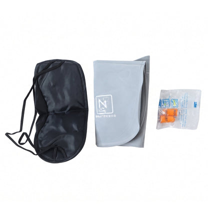 Portable neck pillow and sleep set for travel