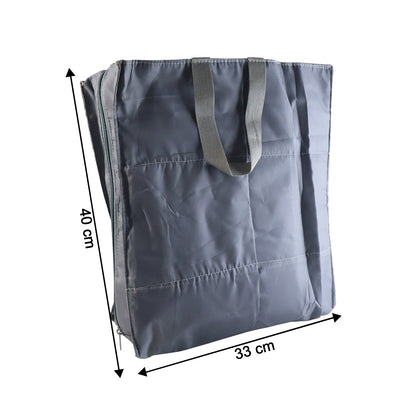 Shoe storage bag protecting footwear from dust and moisture while traveling
