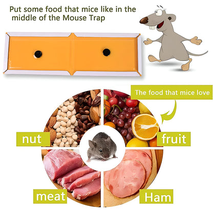 Small size mouse and rat glue trap sheets