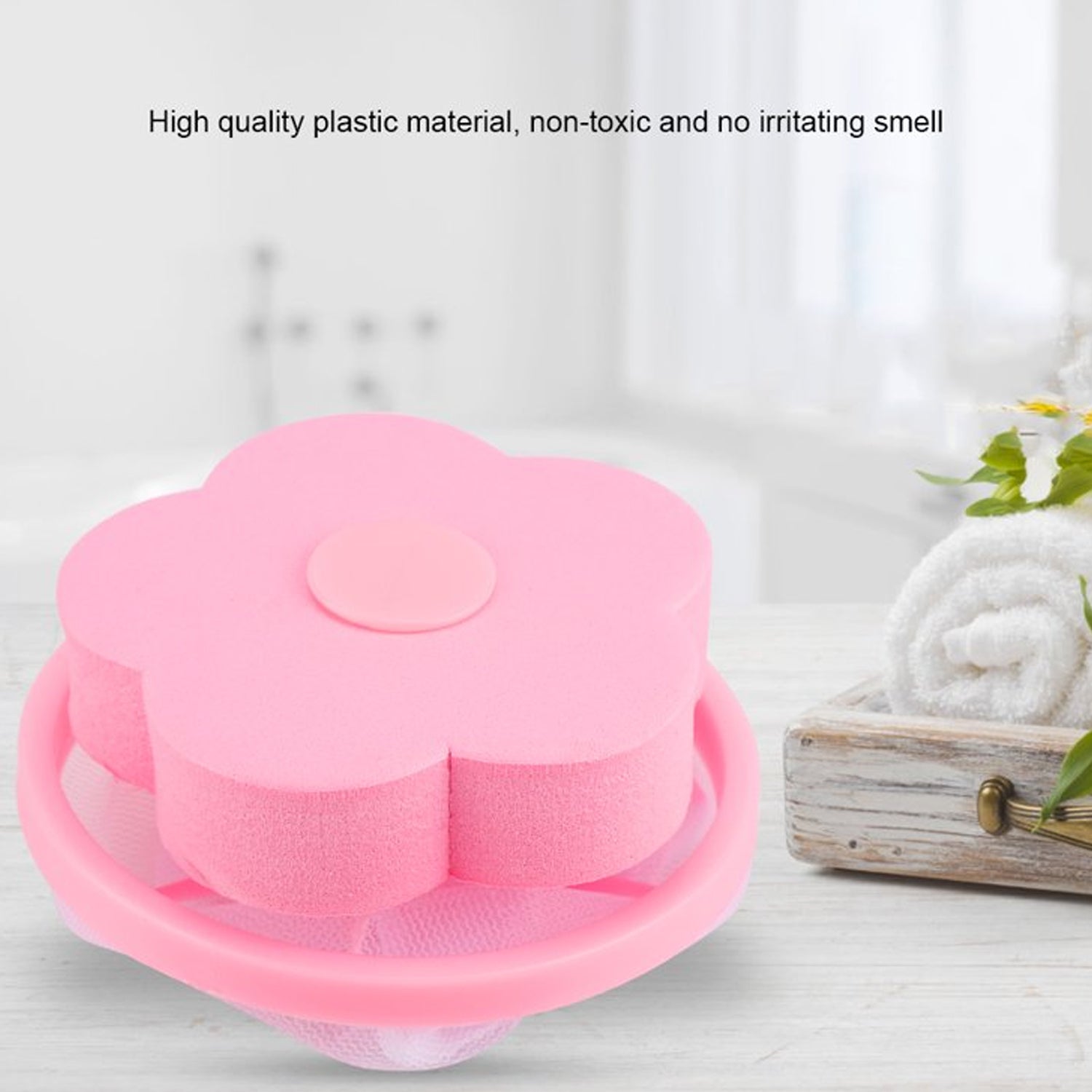 Laundry lint remover in tub with clothes
