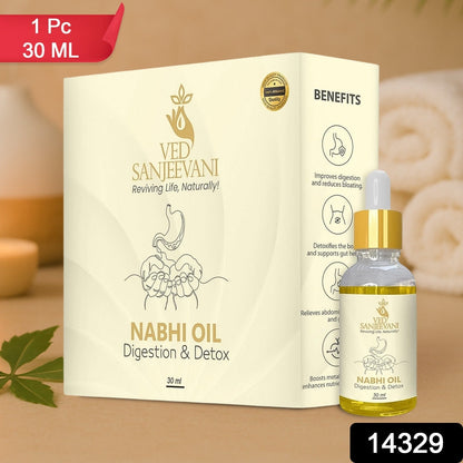 Video showcasing application of Nabhi Oil for digestion and detox benefits
