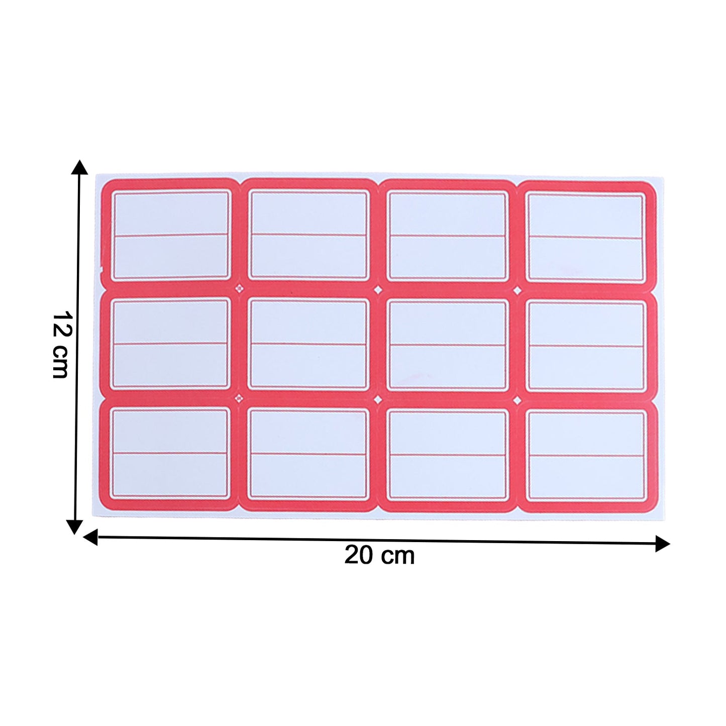 Multiple sheets of durable self-adhesive shipping label stickers