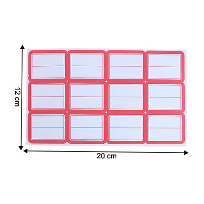 Multiple sheets of durable self-adhesive shipping label stickers
