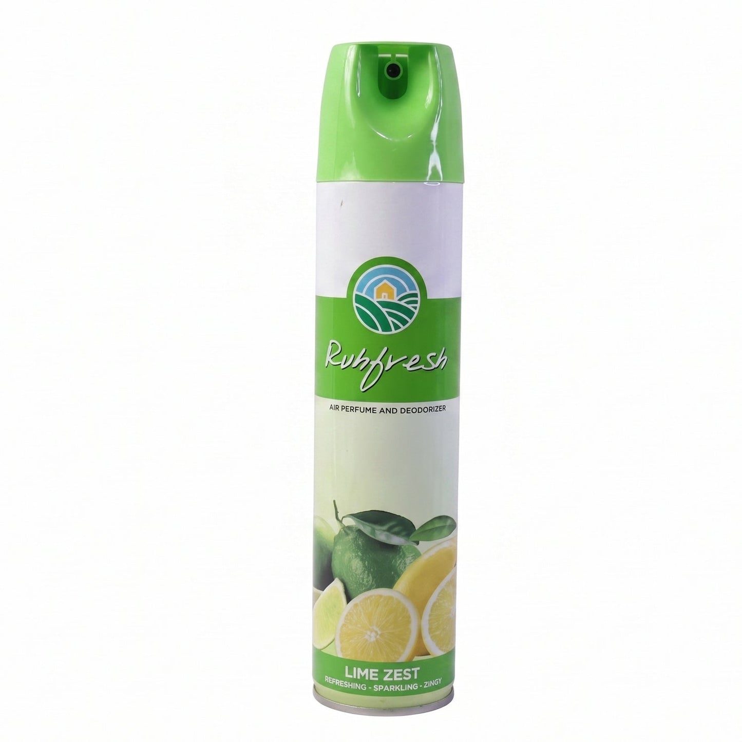Close-up of Lime Zest Air Freshener Spray bottle