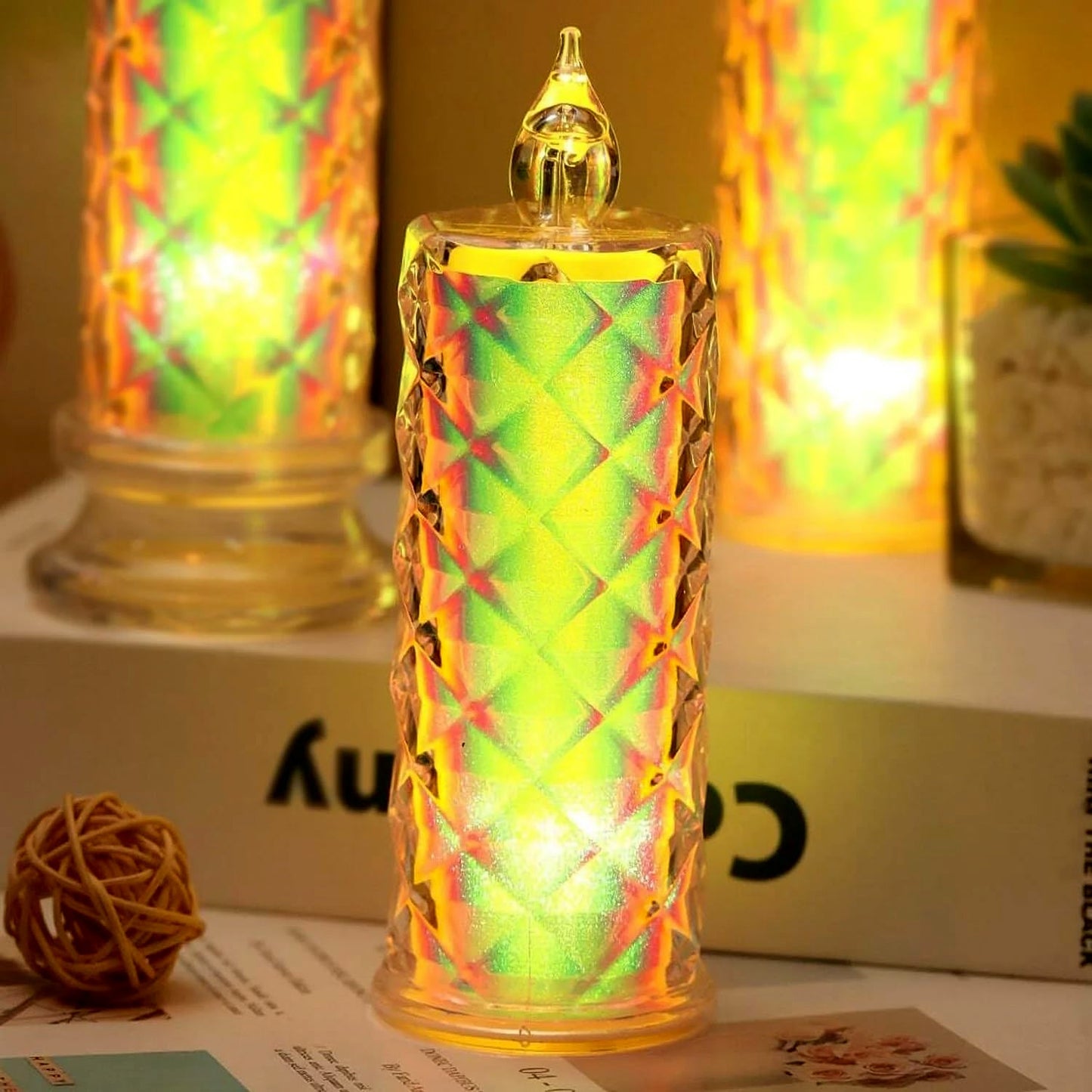 Realistic flickering LED candles ideal for festival and wedding decor