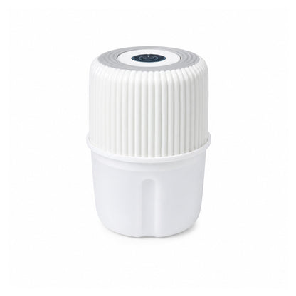 Mini garlic chopper on white background