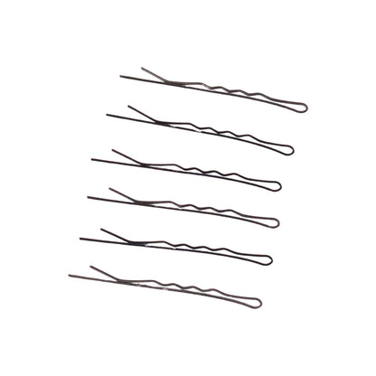 Big sized black hair bobby pin set perfect for buns and updos