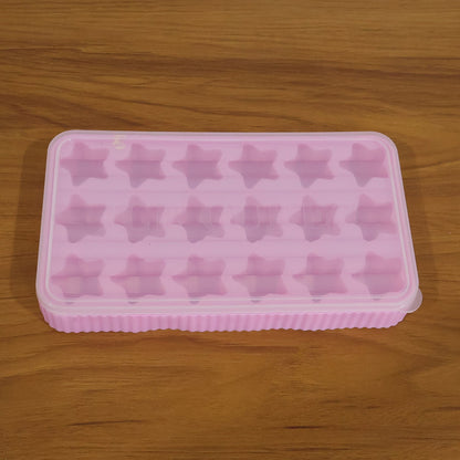 novelty star-shaped ice tray for beverages and treats
