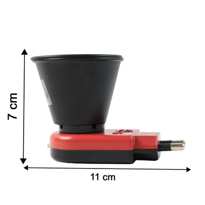 Size comparison image of Electric Kapoor Dani Diffuser illustrating its compact form