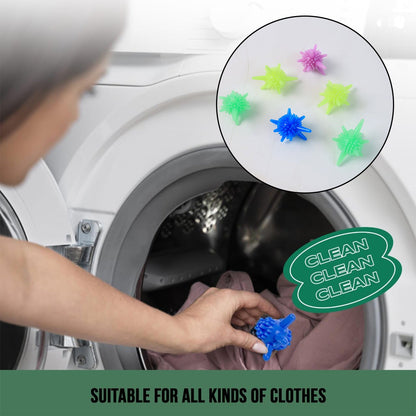 Soft spiky dryer balls designed for delicate fabric and laundry efficiency