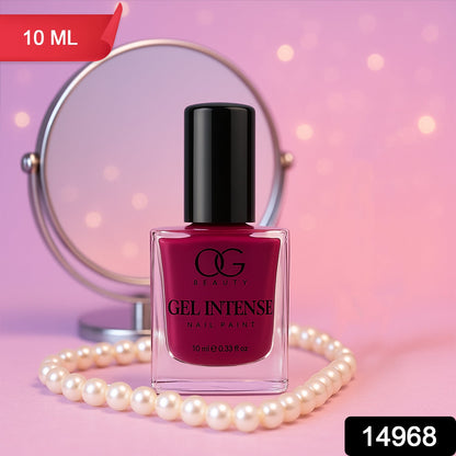 Vibrant burgundy gel nail paint bottle for professional manicures