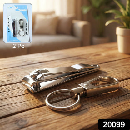 Close-up of sharp stainless steel nail clipper blades for smooth trimming
