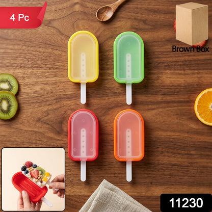 Reusuable silicone popsicle molds for homemade frozen treats