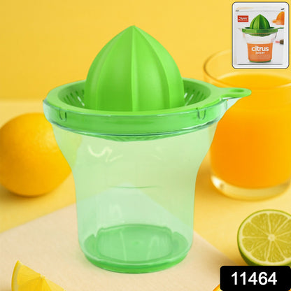 Close-up of Apex Manual Citrus Juicer showing ribbed squeezer cone