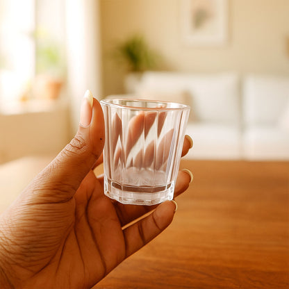 Reusable LED shot glasses with bright flashing multi-colour lights
