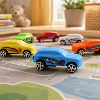 Vibrant miniature toy cars for children under 3 years